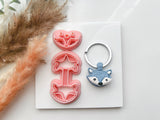 Keyring Polymer Clay Cutter |  Fox Shape Clay Cutters | Keychains Clay Cutter