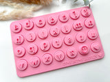 SMALL LETTERS - Alphabet Cookie  Stamp •  Alphabet Fondant  Stamp  • Polymer Clay Stamp   • Letter Embossing  Stamp • CS-a