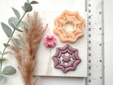 Halloween Spider Web Shaped Polymer Clay Cutter • Clay Cutter