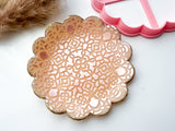 Scalloped Trinket Dish Cutter | Trinket Dish Clay Cutter | Coaster Polymer Clay Cutter