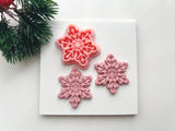 Christmas Snowflakes Polymer Clay Cutter