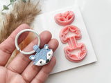 Keyring Polymer Clay Cutter |  1 Set Shape Clay Cutters | Keychains Clay Cutter