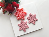 Christmas Snowflakes Polymer Clay Cutter