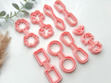 Keyring Polymer Clay Cutter |  1 Set Shape Clay Cutters | Keychains Clay Cutter