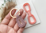 Keyring Polymer Clay Cutter |  Trapezium Clay Cutters | Keychains Clay Cutter