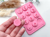 Numbers  Cookie  Stamp  • Polymer Clay Stamp •  Numbers Fondant Clay Stamps  •  Clay Numbers  Embossing  Stamp • CS-A