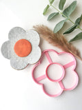 Flower Trinket Dish Cutter | Trinket Dish Clay Cutter | Coaster Polymer Clay Cutter