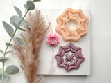 Halloween Spider Web Shaped Polymer Clay Cutter • Clay Cutter