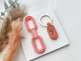 Keyring Polymer Clay Cutter |  Oblong Shape Clay Cutters | Keychains Clay Cutter