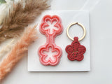 Keyring Polymer Clay Cutter |  Flower Shape Clay Cutters | Keychains Clay Cutter