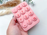 Numbers  Polymer Clay Stamp •  Numbers Clay Stamps  •  Clay Numbers  Embossing  Stamp • CS-A