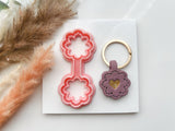 Keyring Polymer Clay Cutter |  Scalloped Circle Shape Clay Cutters | Keychains Clay Cutter