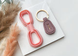 Keyring Polymer Clay Cutter |  Trapezium Clay Cutters | Keychains Clay Cutter