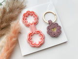 Keyring Polymer Clay Cutter |  Scalloped Circle Shape Clay Cutters | Keychains Clay Cutter