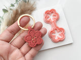 Keyring Polymer Clay Cutter |  Flower Shape Clay Cutters | Keychains Clay Cutter