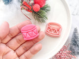 Christmas Drum Polymer Clay Cutter