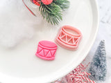 Christmas Drum Polymer Clay Cutter