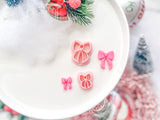 Christmas Ribbon Bow Polymer Clay Cutter