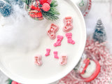 Christmas Socks Polymer Clay Cutter