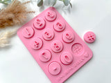 Numbers  Cookie  Stamp  • Polymer Clay Stamp •  Numbers Fondant Clay Stamps  •  Clay Numbers  Embossing  Stamp • CS-A