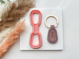 Keyring Polymer Clay Cutter |  Trapezium Clay Cutters | Keychains Clay Cutter