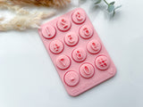 Numbers  Polymer Clay Stamp •  Numbers Clay Stamps  •  Clay Numbers  Embossing  Stamp • CS-A