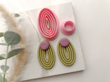 HIGH DIFFICULTY: Oval Ribbed Shaped Hallow Polymer Clay Cutter • Fondant Cutter • Cookie Cutter