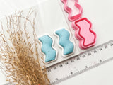 Wiggle Bezel Cutter Set (2pc set) | Wiggle Setting Shape Set Polymer Clay Cutters