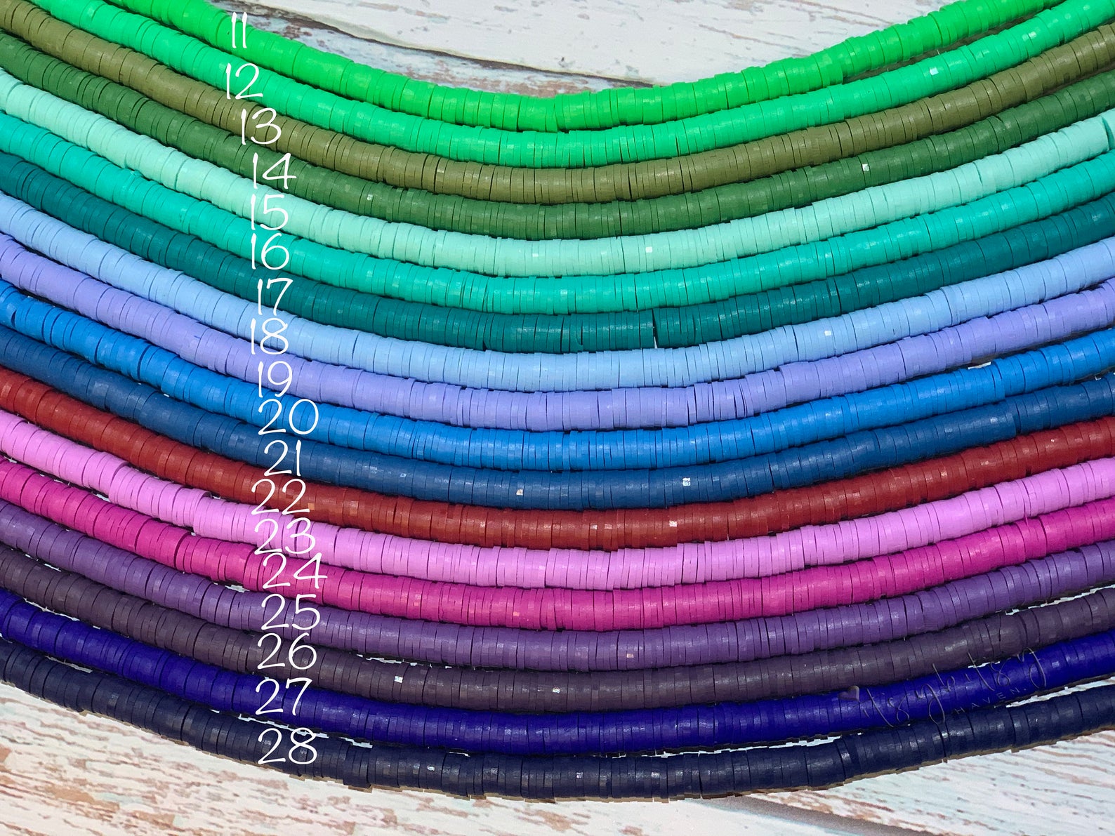 Sale 6mm Champagne Heishi Bead Strands, Flat Round Polymer Clay Beads, 380  to 400 Disc Heishi Beads, Light Weight, Earring Beads, Bracelets 