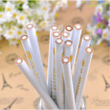 3pcs, Rhinestone Picker Dotting Pencil in White