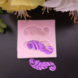 2pcs, 40x40x5mm, Fondant Molds Cake Mould Silicone Chocolate Candy, Soap, UV Resin & Epoxy Resin Jewelry Making Border