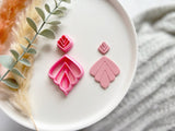 Scallop Drop I Shaped Polymer Clay  Cutter • Fondant Cutter • Cookie Cutter